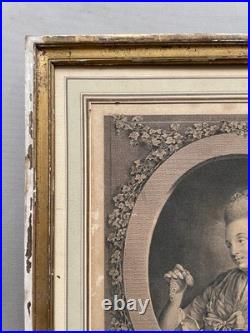 François Voyez (1746-1805), L'amant regretté, épreuve avant la lettre, gravure