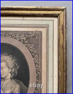 François Voyez (1746-1805), L'amant regretté, épreuve avant la lettre, gravure