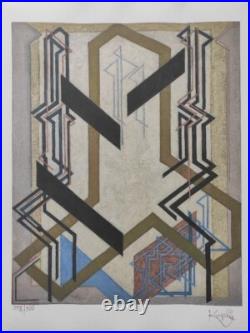 Frantisek Kupka signée Arabesque II, 1925 Lithographie de collection Frantisek Kupka signée Arabesque II, 1925 Lithographie de collection