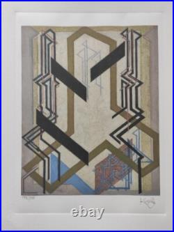 Frantisek Kupka signée Arabesque II, 1925 Lithographie de collection Frantisek Kupka signée Arabesque II, 1925 Lithographie de collection