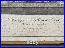 Fresques dans une maison de Pompei, gravure ancienne, gravure XIXe, Italie Fresques dans une maison de Pompei, gravure ancienne, gravure XIXe, Italie