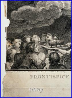 Frontispice Encyclopedie GRAVURE Eau Forte COCHIN Prevost 1772