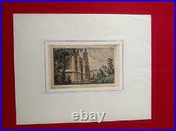 GCK/3-LITHOGRAPHIE ORIGINALE-ABSIDE DE St ANDRÉ-BORDEAUX-L de VENNEILH-1883