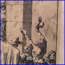 GRAVURE LITHO EAU FORTE Jan Luyken, ou Johannes Luiken 1649 1712°