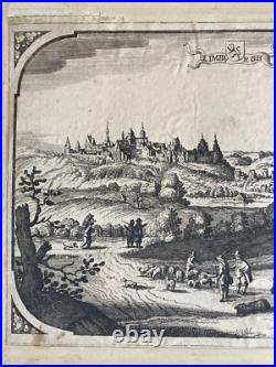 GRAVURE VUE CARTE LIMBOURG LIMBURGH c. 1660 SCHUT Pieter Hendricksz VISSCHER GRAVURE VUE CARTE LIMBOURG LIMBURGH c. 1660 SCHUT Pieter Hendricksz VISSCHER