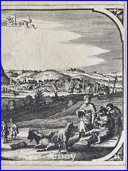 GRAVURE VUE CARTE LIMBOURG LIMBURGH c. 1660 SCHUT Pieter Hendricksz VISSCHER GRAVURE VUE CARTE LIMBOURG LIMBURGH c. 1660 SCHUT Pieter Hendricksz VISSCHER