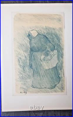 Gabriel Ibels (1867-1936), La Blanchisseuse (1894) Lithographie couleurs