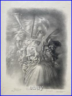 Galvina Trenmor Morar Crugal Aubry Lecomte D'après Girodet Trioson 1821