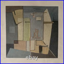 Geer Van Velde Lithographie Composition Cubiste (179)