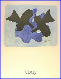 Georges BRAQUE (1882-1963) Affiche d'art en lithographie Pélias et Nélée 1977
