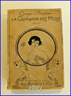 Georges Barbier La guirlande des mois 1920 Almanach Art déco