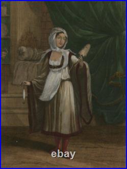 Gérard Scotin I (1643-1715) 1714 Gravure, Fille De L'Argentière