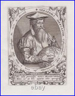 Gerardus Mercator Geographer Geograph Cartographer Kartograph Gerhard Portrait