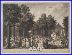 Giovanni VOLPATO (1733-1803) Boschetto d'Arcadia d'après Petitot Gravure