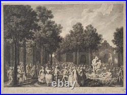 Giovanni VOLPATO (1733-1803) Boschetto d'Arcadia d'après Petitot Gravure