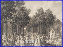 Giovanni VOLPATO (1733-1803) Boschetto d'Arcadia d'après Petitot Gravure