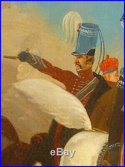 Grand Tableau XIX Poniatowski Lanciers Poland Pologne Napoleon Empire 1820