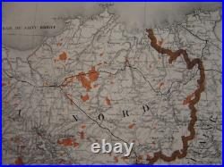 Grande CARTE de 1889 des Forêts particulières du département des Côtes-d'Armor Grande CARTE de 1889 des Forêts particulières du département des Côtes-d'Armor