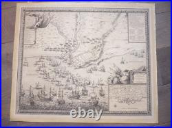 Grande Carte De Tarragone Catalogne Espagne 1644
