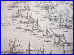 Grande Carte De Tarragone Catalogne Espagne 1644