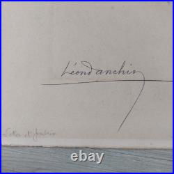 Grande Lithographie Danchin Hunting N°2 Chien Setter Perdrix 118/500