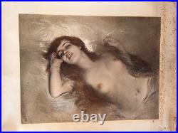 Grande gravure de Boleslaw Szankowski(1873-1953)NU, Poland