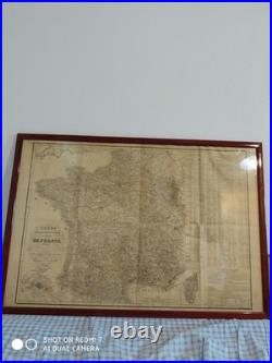 Grandes Carte De France Ancienne Annees 1836. 18 Iemes Siècles