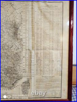 Grandes Carte De France Ancienne Annees 1836. 18 Iemes Siècles