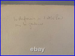 Gravure 1950 Art Lithographie Ancien Etching Raymond Gid Chiffonnier Originale