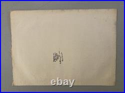 Gravure 1950 Art Lithographie Ancien Etching Raymond Gid Estampe Originale Old