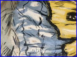 Gravure 1950 Barta Eau Forte Portrait Romain Art Lithographie Grec Femme