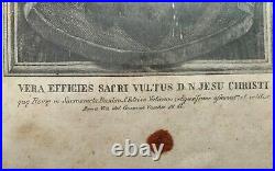 Gravure 19 Eme Christ Vera Effigies Sacri Vultus Dn Jesu Christi Vatican G6014