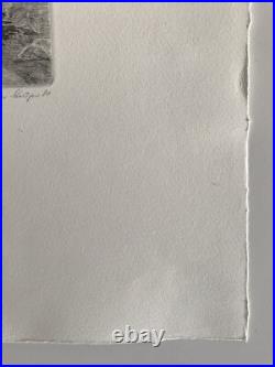Gravure À L'Eau-forte Annette Peuker-Krisper Couché Femme Hall Leipzig Château
