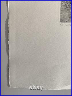 Gravure À L'Eau-forte Annette Peuker-Krisper Couché Femme Hall Leipzig Château