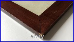 Gravure À L'Eau-forte Um 1900 Assis Femme Plupart Table Monogramme Danemark