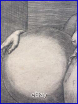 Gravure Ancienne Italienne-xvii Eme-gmf-jean Baptiste Mercati-allegorie