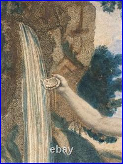 Gravure Ancienne XVIIIe Saint Jean Baptiste Auguste Claude LEGRAND Etching Old