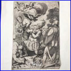 Gravure Ancienne XVIIè Johann Christophorus Agnelli Federico Stampa 17C Etching