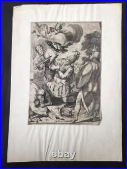 Gravure Ancienne XVIIè Johann Christophorus Agnelli Federico Stampa 17C Etching
