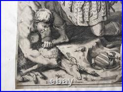 Gravure Ancienne XVIIè Johann Christophorus Agnelli Federico Stampa 17C Etching