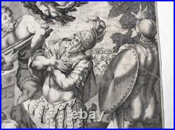 Gravure Ancienne XVIIè Johann Christophorus Agnelli Federico Stampa 17C Etching