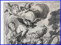 Gravure Ancienne XVIIè Johann Christophorus Agnelli Federico Stampa 17C Etching