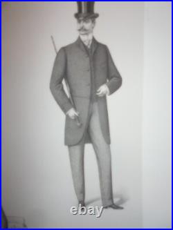Gravure De Mode Masculine Ete 1902 Sans La Lettre