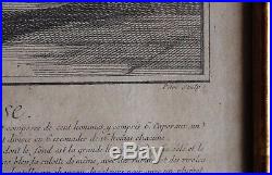 Gravure Estampe XVIIIe siècle Garde CENT-SUISSE d'après Charles EISEN