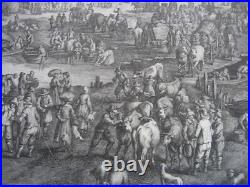 Gravure Jacques-Philippe LE BAS aprés BRUEGEL Vue des environs BRUXELLE LOKEREN Gravure Jacques-Philippe LE BAS aprés BRUEGEL Vue des environs BRUXELLE LOKEREN