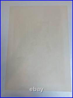 Gravure Lithographie Constantin Terechkovitch 1954 Ancien École Russe Femme XXe