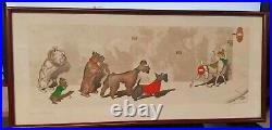 Gravure Lithographie Dirty Dog's Boris O'klein Sens Interdit Signé Au Crayon