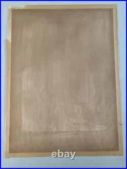 Gravure Lithographie René Allenbach Estampe Ancien 1920 Old Etching Strasbourg
