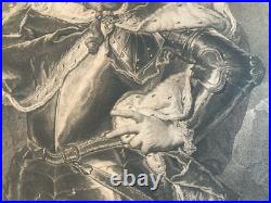 Gravure Louis Antoine de Pardaillan de Gondrin Nicolas Henri TARDIEU 1720