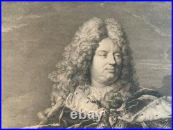 Gravure Louis Antoine de Pardaillan de Gondrin Nicolas Henri TARDIEU 1720